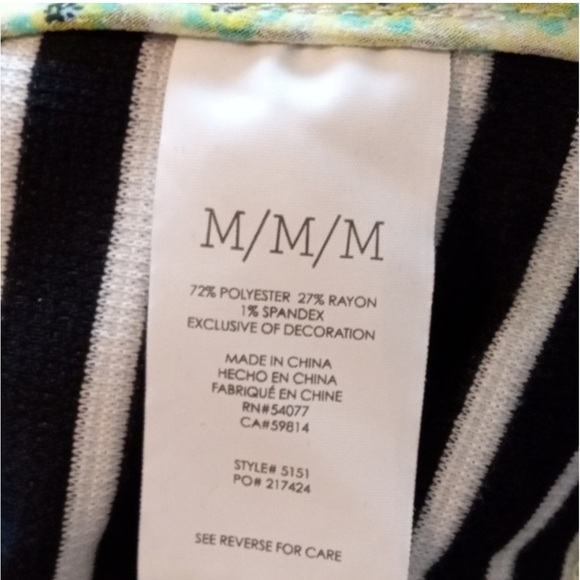 Cabi 5151 Maritime Navy Blue Stripe Knit Trench Jacket - Picture 11 of 11